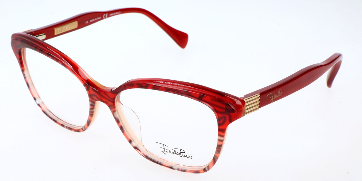 Image of Emilio Pucci EP2697 816 51 Czerwone Damskie Okulary Korekcyjne PL