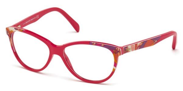 Image of Emilio Pucci EP5022 075 54 Czerwone Damskie Okulary Korekcyjne PL