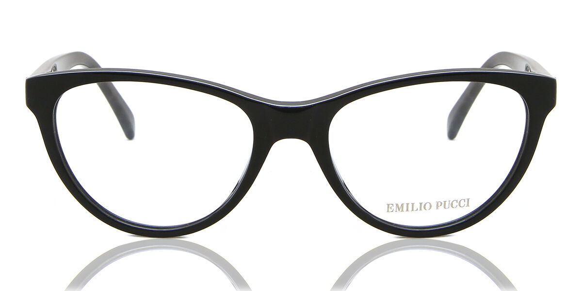 Image of Emilio Pucci EP5025 001 52 Czarne Damskie Okulary Korekcyjne PL