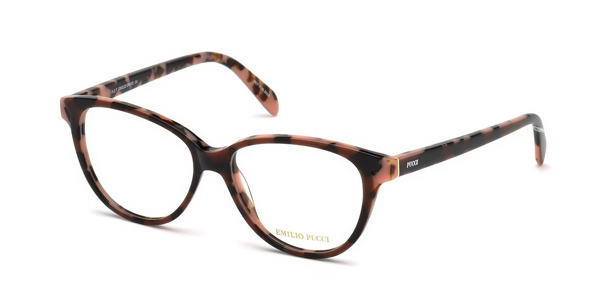 Image of Emilio Pucci EP5077 050 53 Tortoiseshell Damskie Okulary Korekcyjne PL