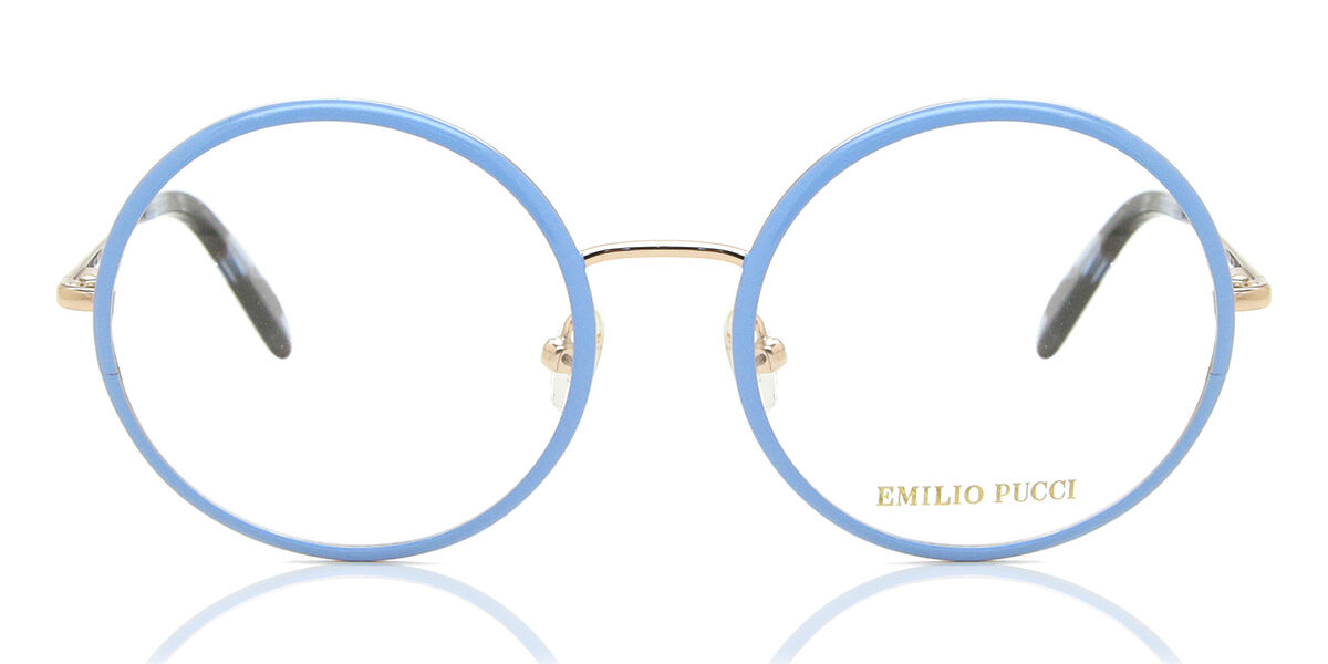Image of Emilio Pucci EP5079 086 Óculos de Grau Azuis Feminino BRLPT