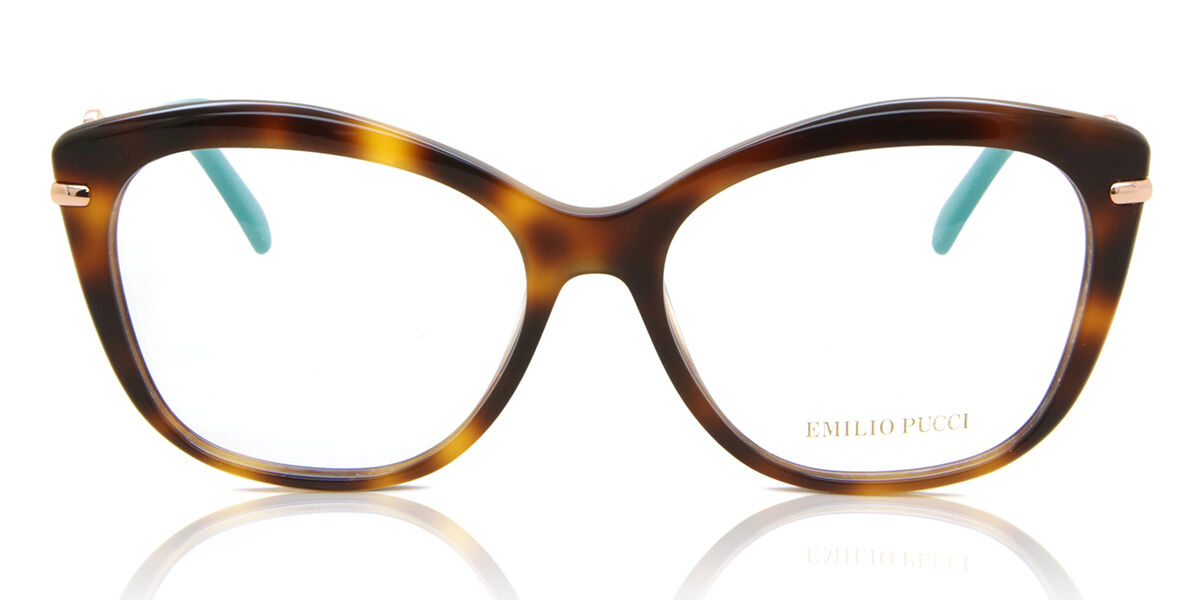 Image of Emilio Pucci EP5163 052 55 Tortoiseshell Damskie Okulary Korekcyjne PL