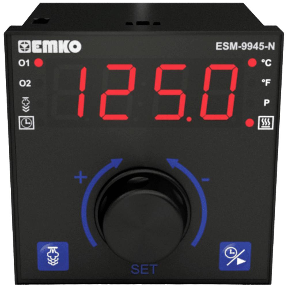 Image of Emko ESM-9945-N Bang-bang P PI PD PID Temperature controller Pt100 -200 up to +1700 Â°C 5 A relay (L x W x H) 100 x