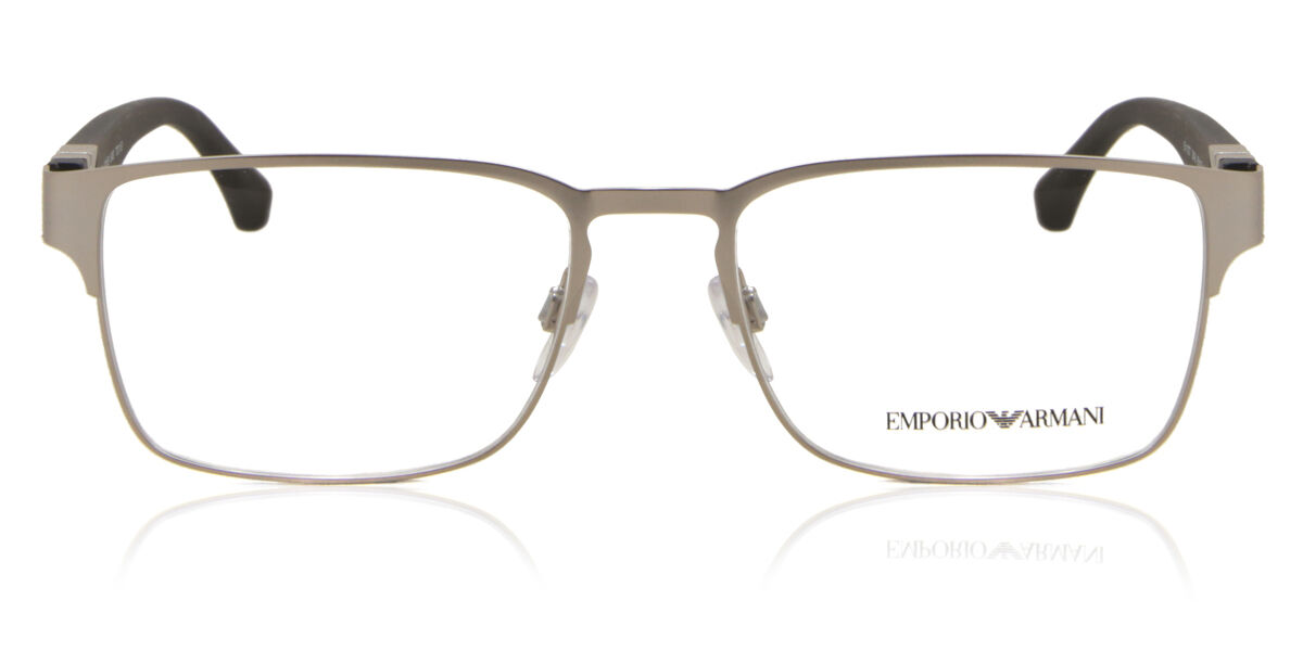 Image of Emporio Armani EA1027 3045 Óculos de Grau Prata Masculino BRLPT