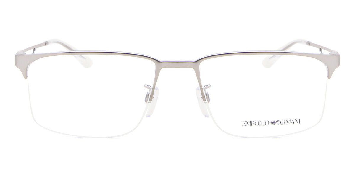 Image of Emporio Armani EA1143 Asian Fit 3045 Óculos de Grau Prata Masculino PRT