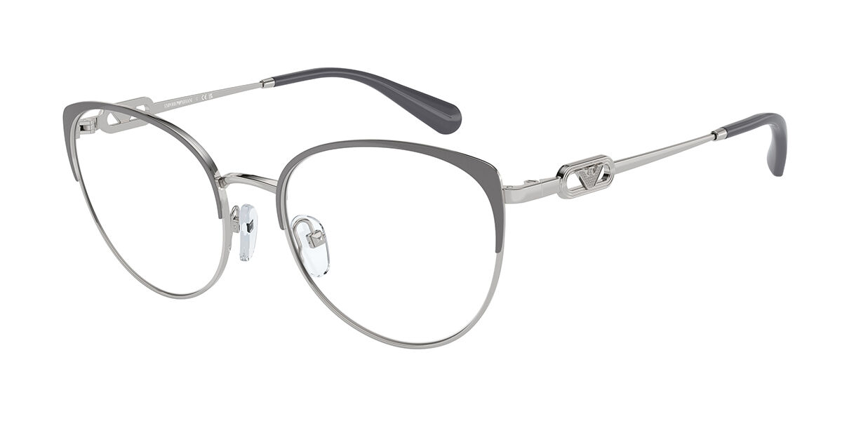 Image of Emporio Armani EA1150 3370 53 Srebrne Damskie Okulary Korekcyjne PL