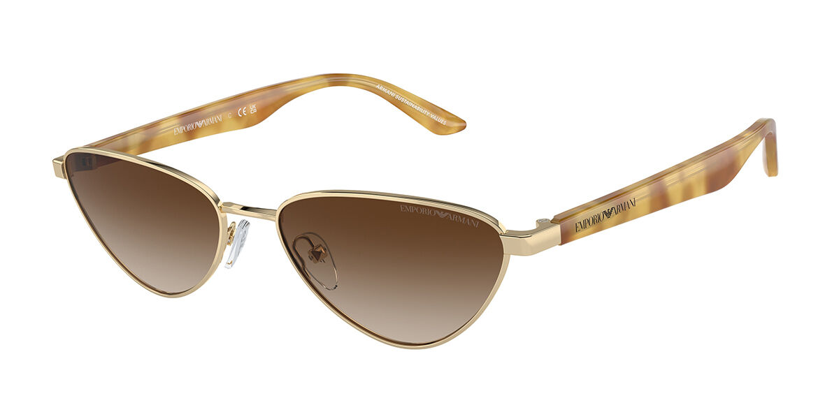 Image of Emporio Armani EA2153 301313 Óculos de Sol Dourados Feminino PRT