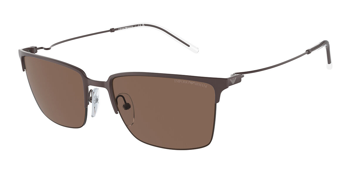 Image of Emporio Armani EA2155 338073 Óculos de Sol Marrons Masculino BRLPT