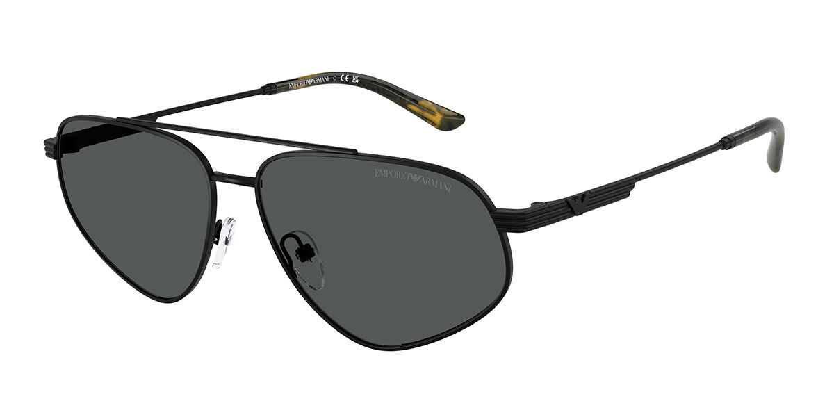 Image of Emporio Armani EA2156 300187 59 Lunettes De Soleil Homme Noires FR