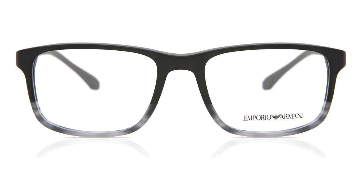 Image of Emporio Armani EA3098 5566 Óculos de Grau Pretos Masculino BRLPT