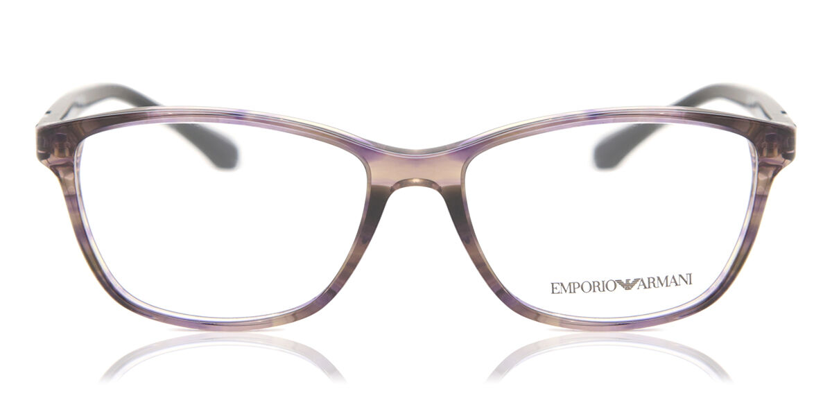 Image of Emporio Armani EA3099F Ajuste Asiático 5552 Gafas Recetadas para Mujer Purple ESP