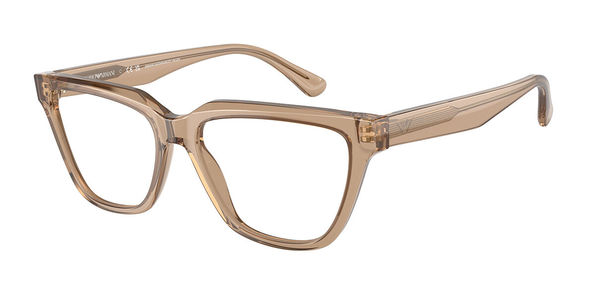 Image of Emporio Armani EA3208 5069 54 Brązowe Damskie Okulary Korekcyjne PL