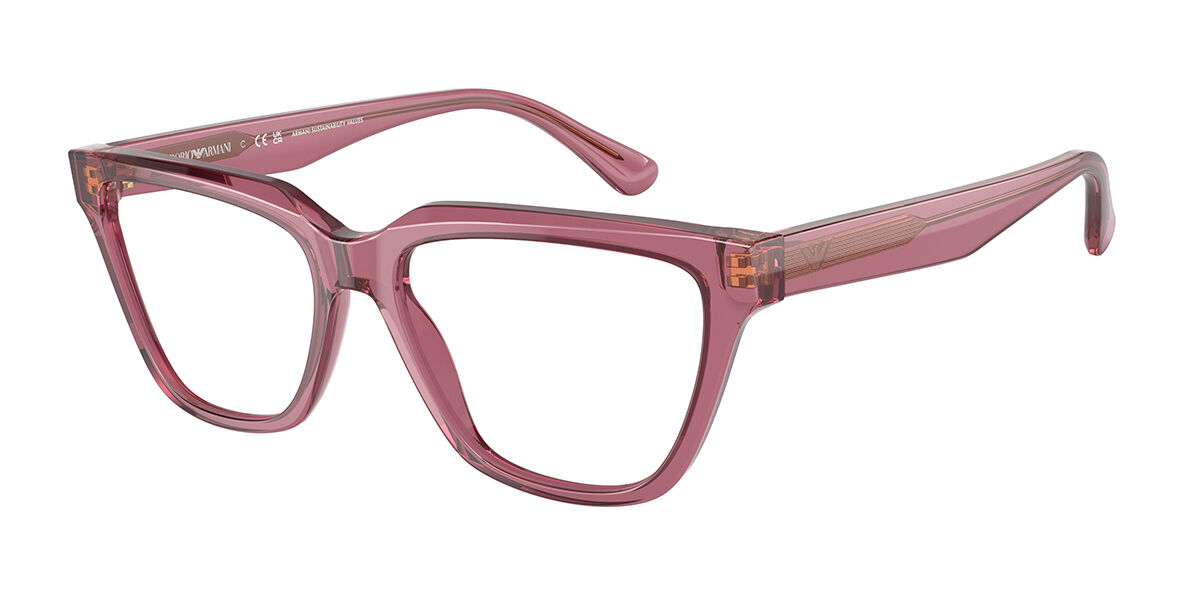 Image of Emporio Armani EA3208 5544 52 Rózowe Damskie Okulary Korekcyjne PL