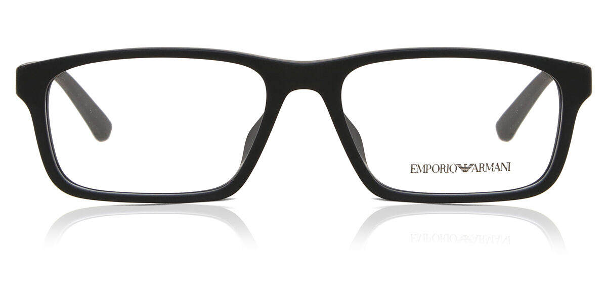 Image of Emporio Armani EA3213F Asian Fit 5001 Óculos de Grau Pretos Masculino PRT