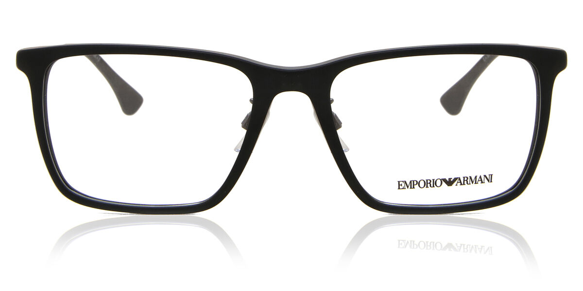 Image of Emporio Armani EA3214D Formato Asiático 5001 Óculos de Grau Pretos Masculino BRLPT