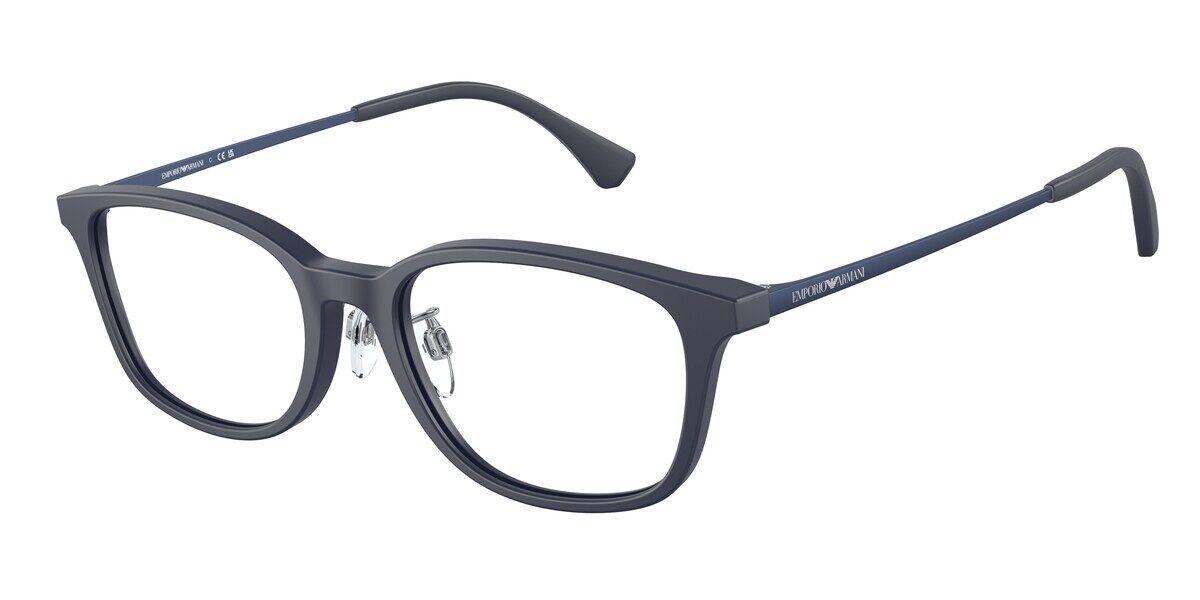 Image of Emporio Armani EA3217D Formato Asiático 5088 Óculos de Grau Azuis Masculino BRLPT