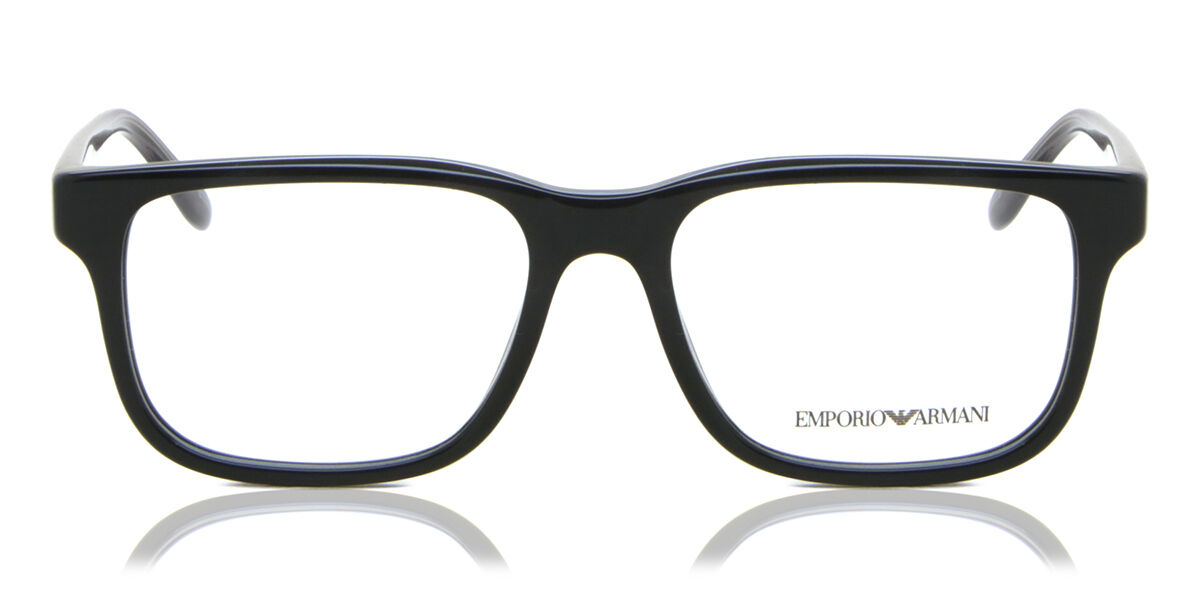Image of Emporio Armani EA3218 5017 Óculos de Grau Pretos Masculino BRLPT