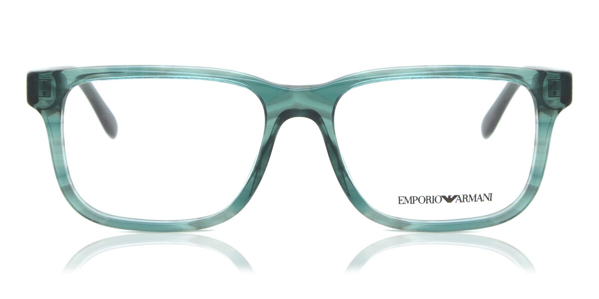 Image of Emporio Armani EA3218 5168 Óculos de Grau Verdes Masculino BRLPT