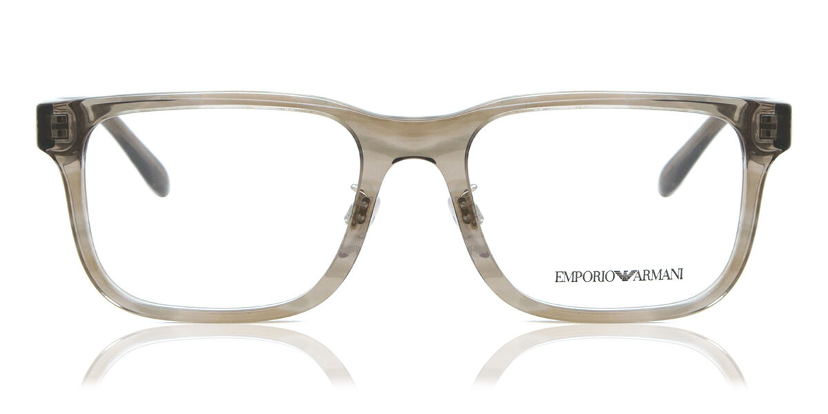 Image of Emporio Armani EA3218F Formato Asiático 5099 Óculos de Grau Marrons Masculino BRLPT