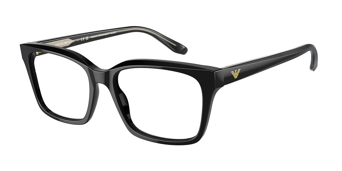 Image of Emporio Armani EA3219 5017 52 Czarne Damskie Okulary Korekcyjne PL