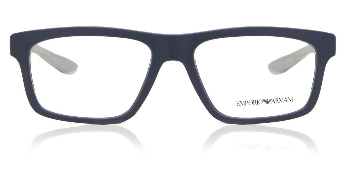 Image of Emporio Armani EA3220U 5088 57 Niebieskie Męskie Okulary Korekcyjne PL