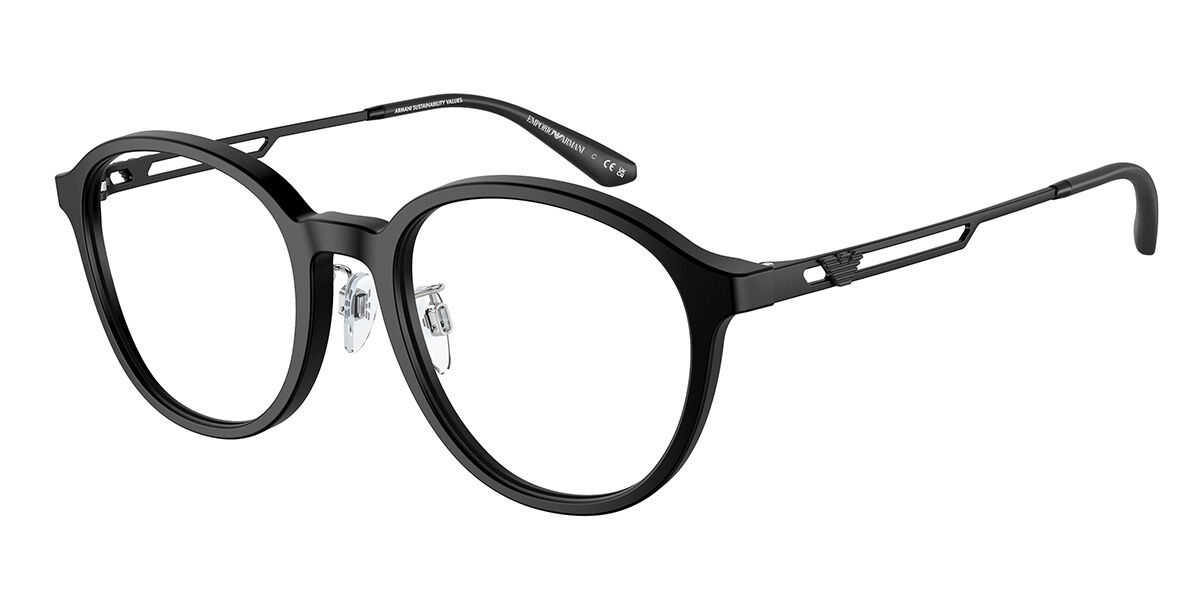 Image of Emporio Armani EA3225F Asian Fit 5001 Óculos de Grau Pretos Masculino PRT