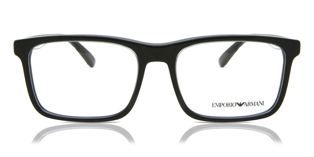 Image of Emporio Armani EA3227 6051 Óculos de Grau Pretos Masculino BRLPT