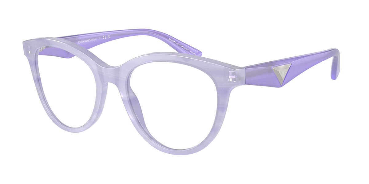 Image of Emporio Armani EA3236 6113 52 Purple Glasögon (Endast Båge) Kvinna SEK