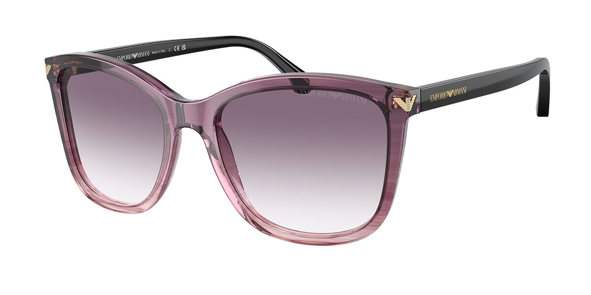 Image of Emporio Armani EA4060 59668H 56 Lunettes De Soleil Femme Purple FR