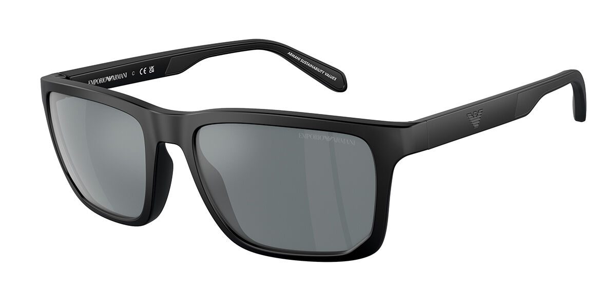 Image of Emporio Armani EA4219 50016G 57 Lunettes De Soleil Homme Noires FR