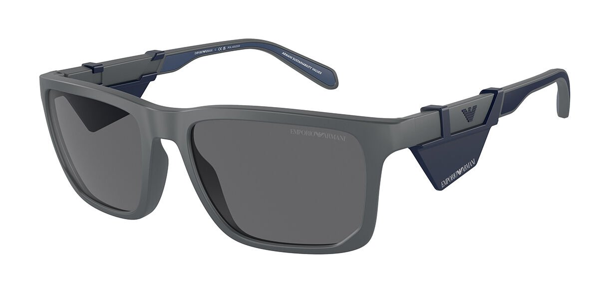 Image of Emporio Armani EA4219 Polarized 610387 Óculos de Sol Cinzas Masculino PRT