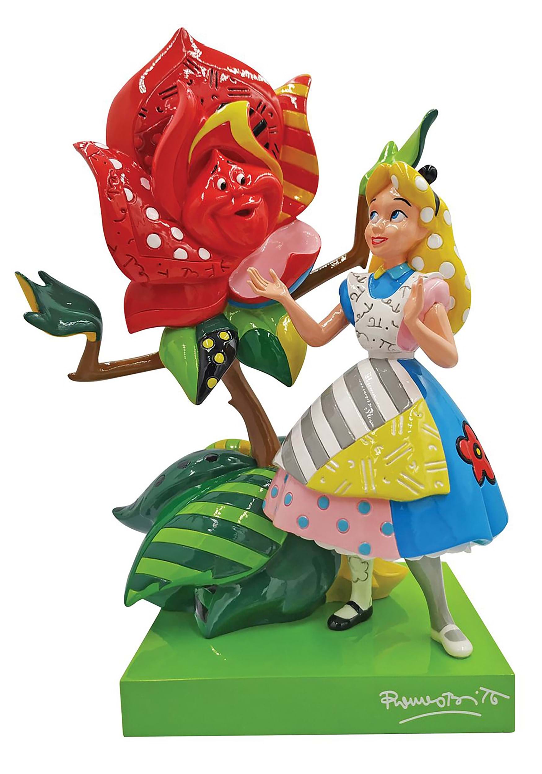 Image of Enesco Britto Disney Alice in Wonderland Statue |  Disney Collectibles