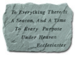 Image of Engraved There Is A Season Stone