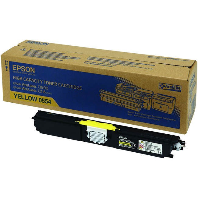 Image of Epson C13S050554 sárga (yellow) eredeti toner HU ID 3057