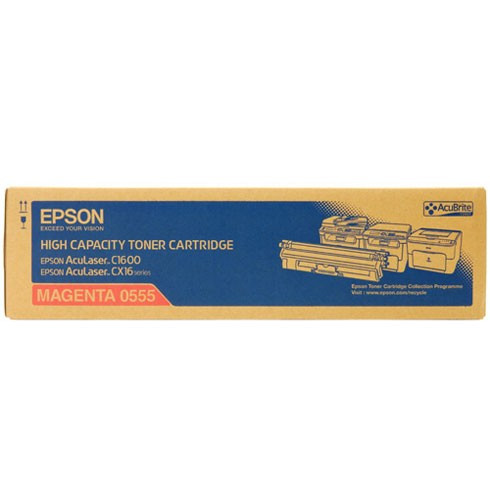 Image of Epson C13S050555 bíborvörös (magenta) eredeti toner HU ID 3056