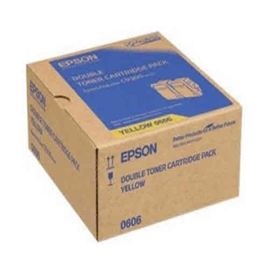 Image of Epson C13S050606 dualpack galben (yellow) toner original RO ID 6249