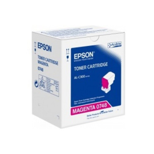 Image of Epson C13S050748 bíborvörös (magenta) eredeti toner HU ID 7999