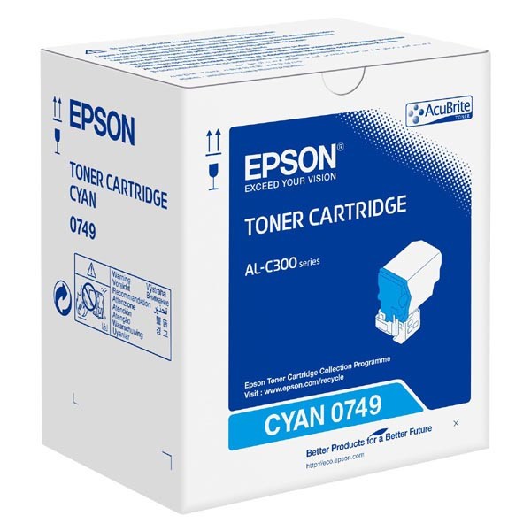 Image of Epson C13S050749 azuriu (cyan) toner original RO ID 14431