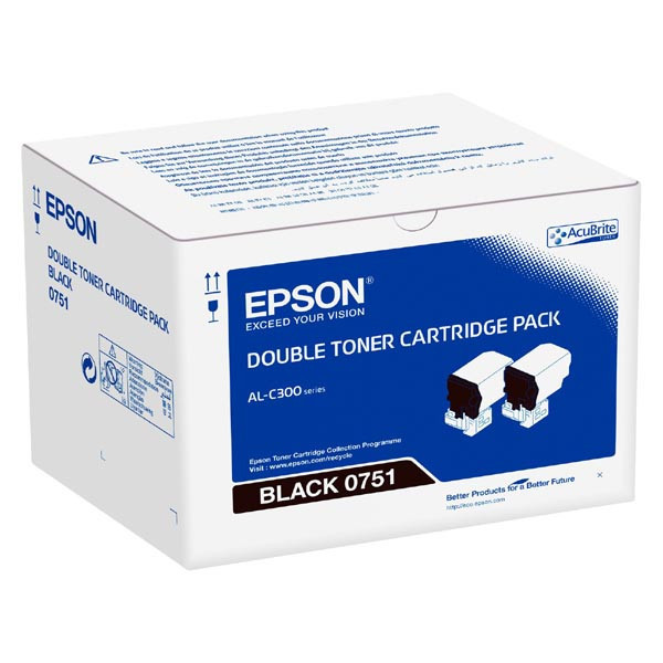Image of Epson C13S050751 2ks čierný (black) originálny toner SK ID 14432