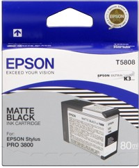 Image of Epson C13T580800 mat negru (matte black) cartus original RO ID 2368