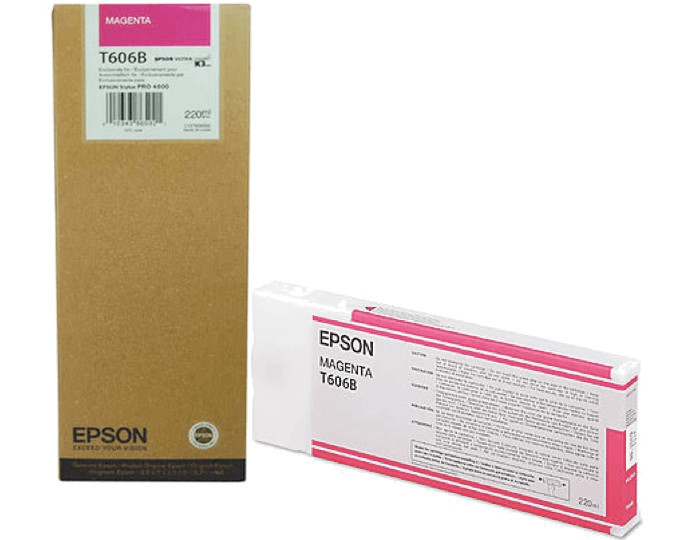 Image of Epson C13T606B00 bíborvörös (magenta) eredeti tintapatron HU ID 13890