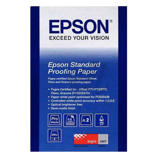 Image of Epson S045006 Standard Proofing Paper foto papír polomatný bílý A2 205 g/m2 50 ks S045006 in CZ ID 3353