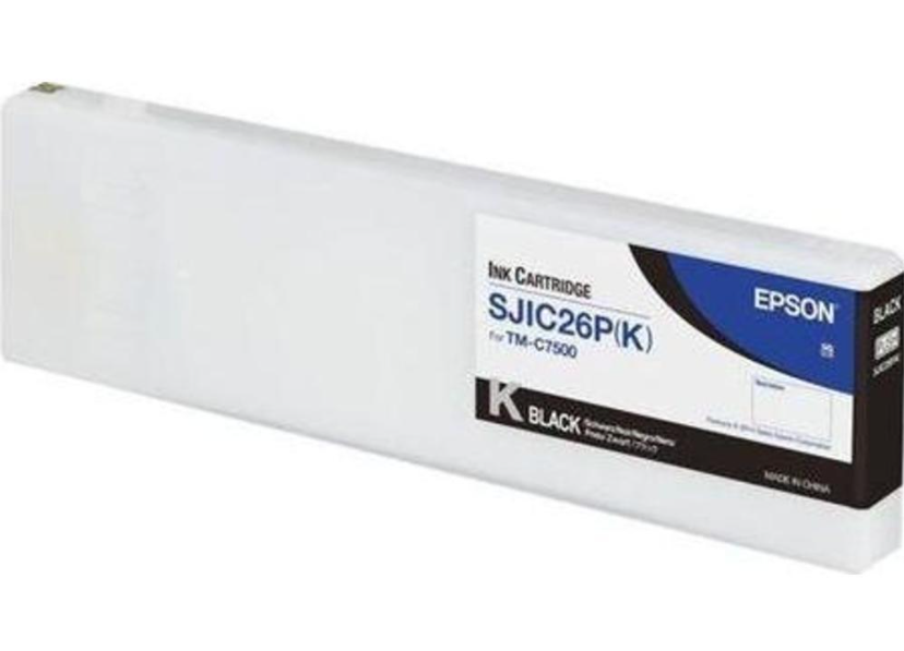 Image of Epson SJIC26P-K C33S020618 pro ColorWorks černá (black) originální cartridge CZ ID 400356