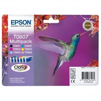 Image of Epson T08074011 T0807 multipack tusz oryginalna PL ID 4091