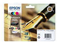 Image of Epson T16264012 T162640 cián/bíborvörös/sárga/fekete (cyan/magneta/yellow/black) eredeti tintapatron HU ID 11109