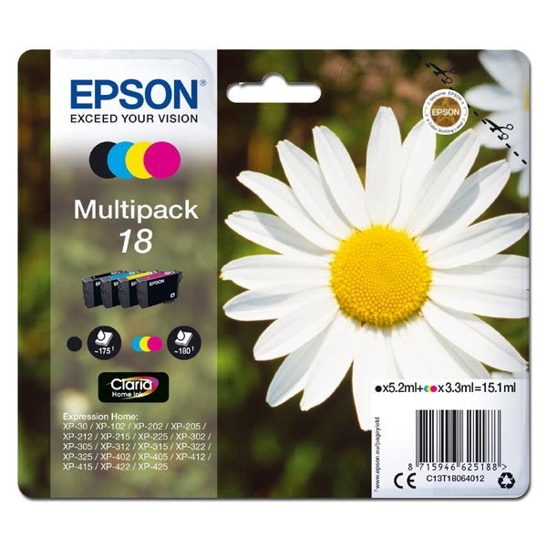 Image of Epson T18064012 T180640 multipack originálna cartridge SK ID 11112