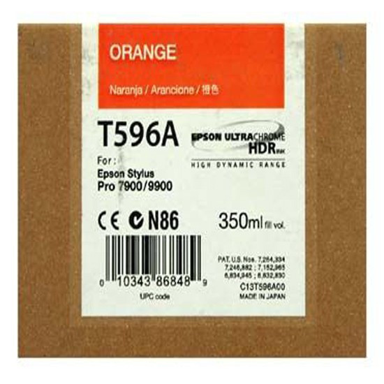 Image of Epson T596A00 oranžová (orange) originální cartridge CZ ID 2418