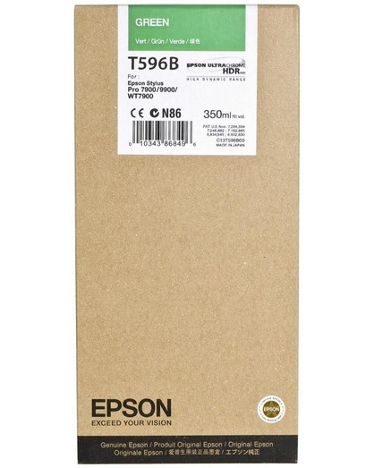 Image of Epson T596B00 zelená (green) originální cartridge CZ ID 2419