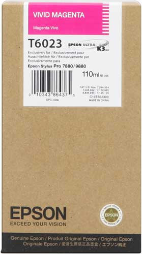 Image of Epson T602300 purpurowy (vivid magenta) tusz oryginalna PL ID 13903