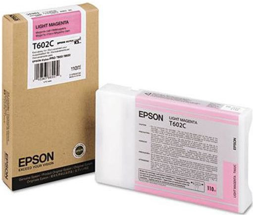 Image of Epson T602C00 jasno purpurowy (light magenta) tusz oryginalna PL ID 13880